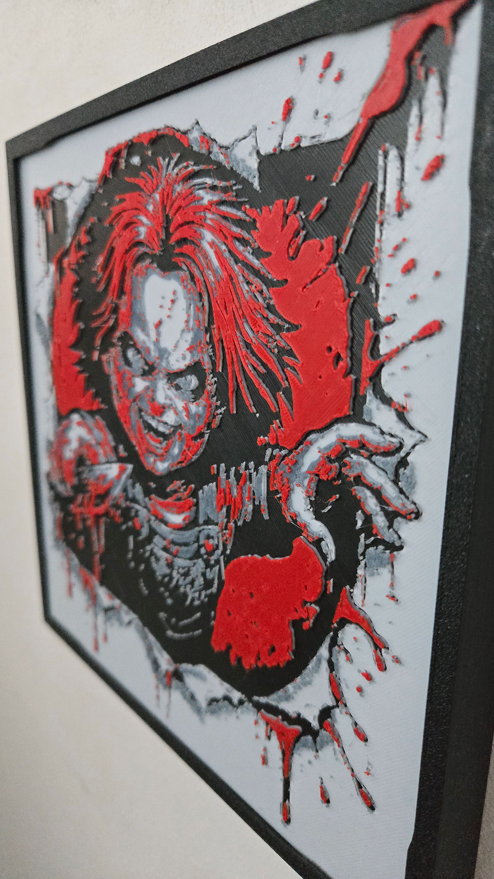 Thumbnail: Chucky (Signature Series) 3D Artwork (20cm x 20cm)