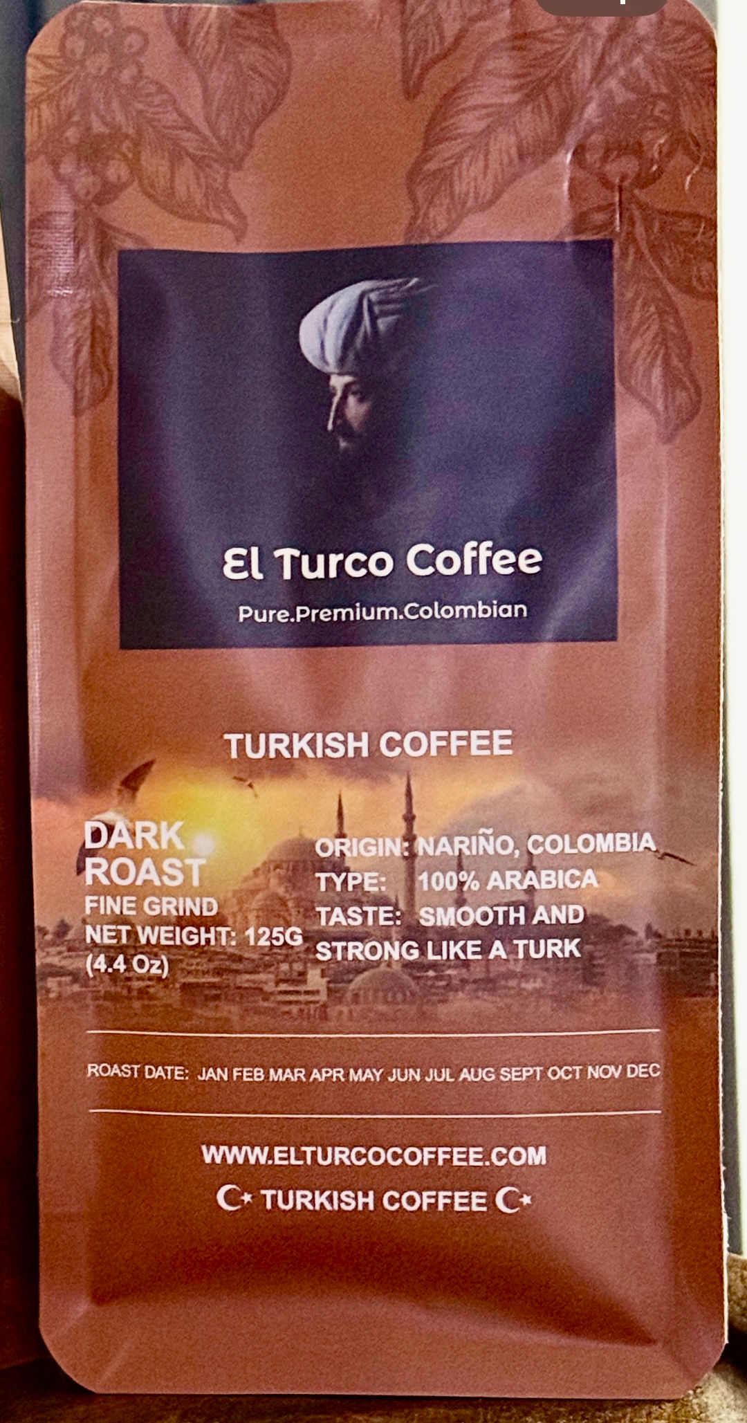 Ground Turkish Coffee - 125g (4.4 oz)