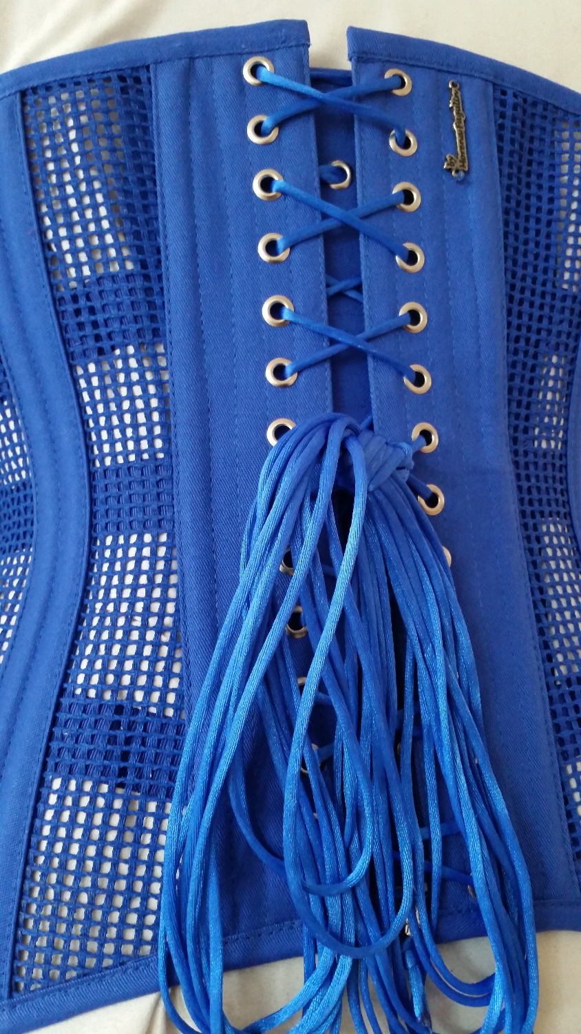 Thumbnail: Underbust - "Bic" blue mesh