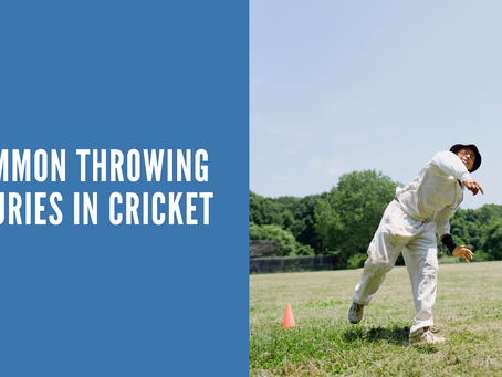 Common Throwing Injuries in Cricket