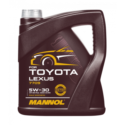 MN7709-4 O.E.M. TOYOTA-LEXUS SAE 5W-30 API SN PLUS ACEA A5/B5 4 L