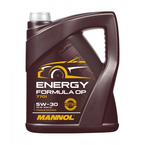MN7701-5 ENERGY FORMULA OP SAE 5W-30 API SN PLUS PREMİUM SYNTHETİC /ACEA /C3 5 L