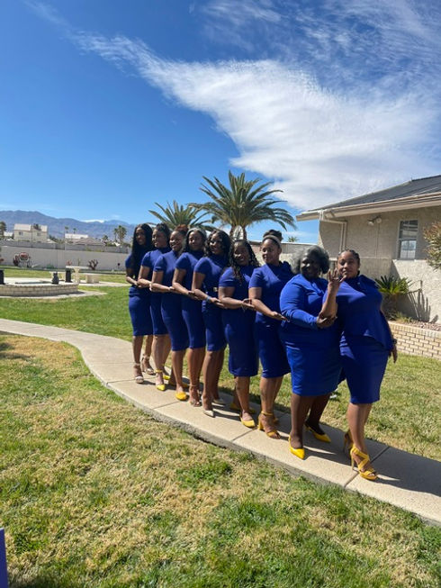 Centennial HERstory 9 Line RaChonda Patrick, Cathy Robinson, Denise Hines, Leticia Melton,