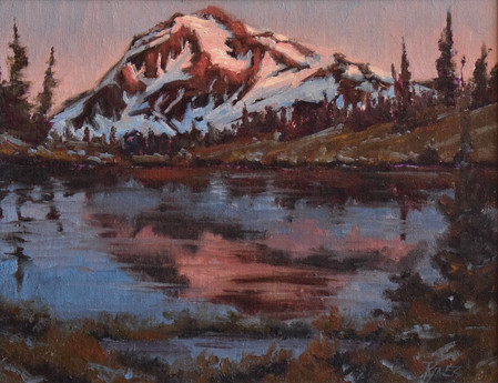 Mountain Twilight Oil 14x18