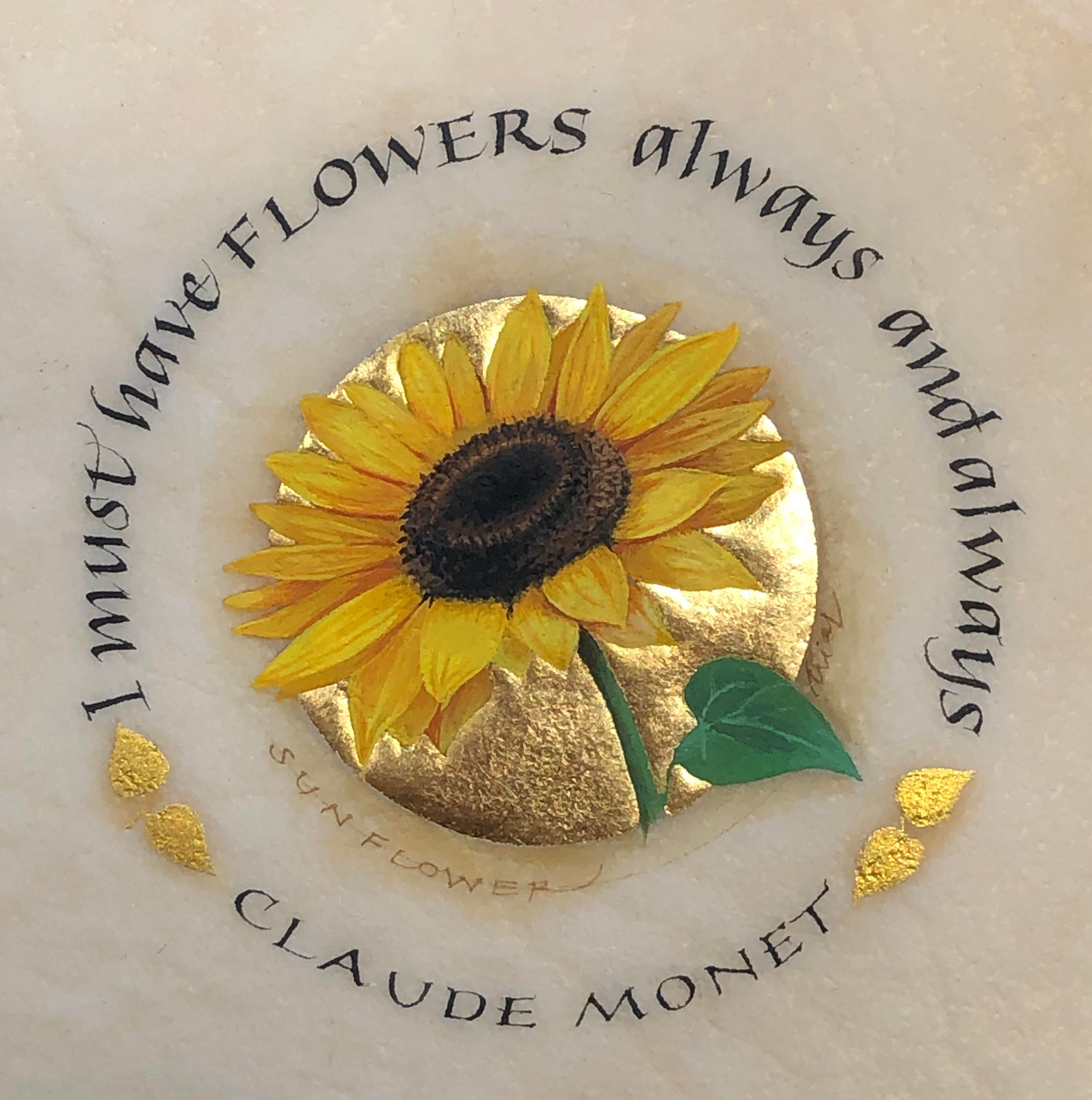 "I Must Have Flowers..." w/ Sunflower