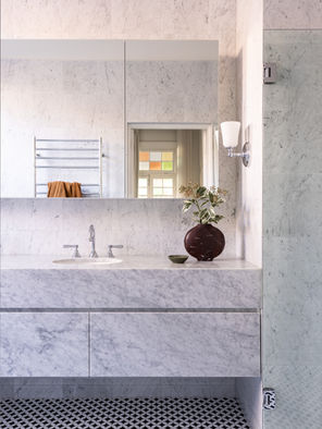 Marble Bathroom interior