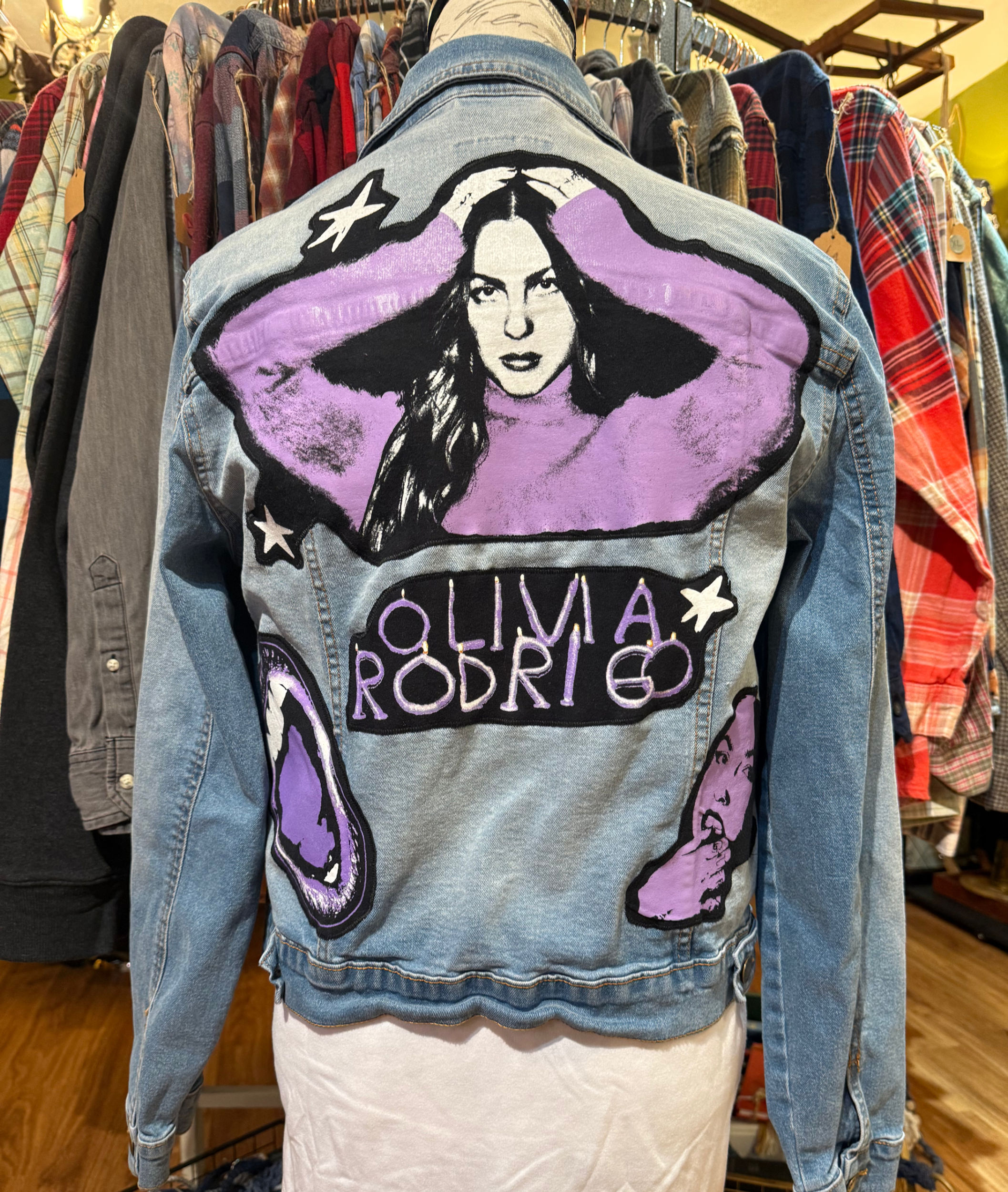 OOAK Upcycled Jacket - Olivia Rodrigo - Women’s Medium