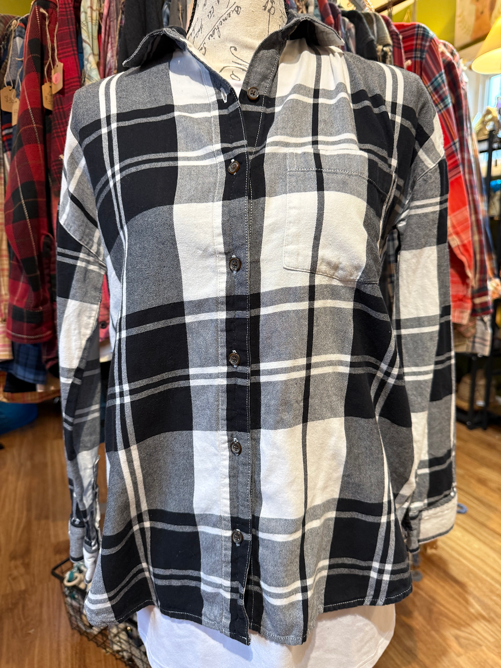 Thumbnail: Upcycled Flannel - University of Iowa Hawkeyes