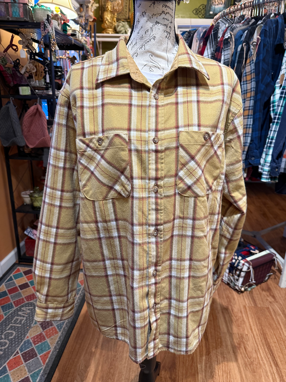 Thumbnail: Upcycled Flannel - Jack Johnson - Adult Large