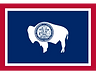 Wyoming State Flag Service Area State