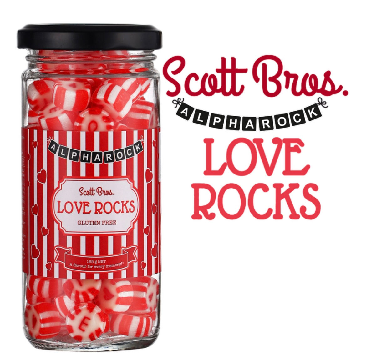 Love Rocks Candy Jar