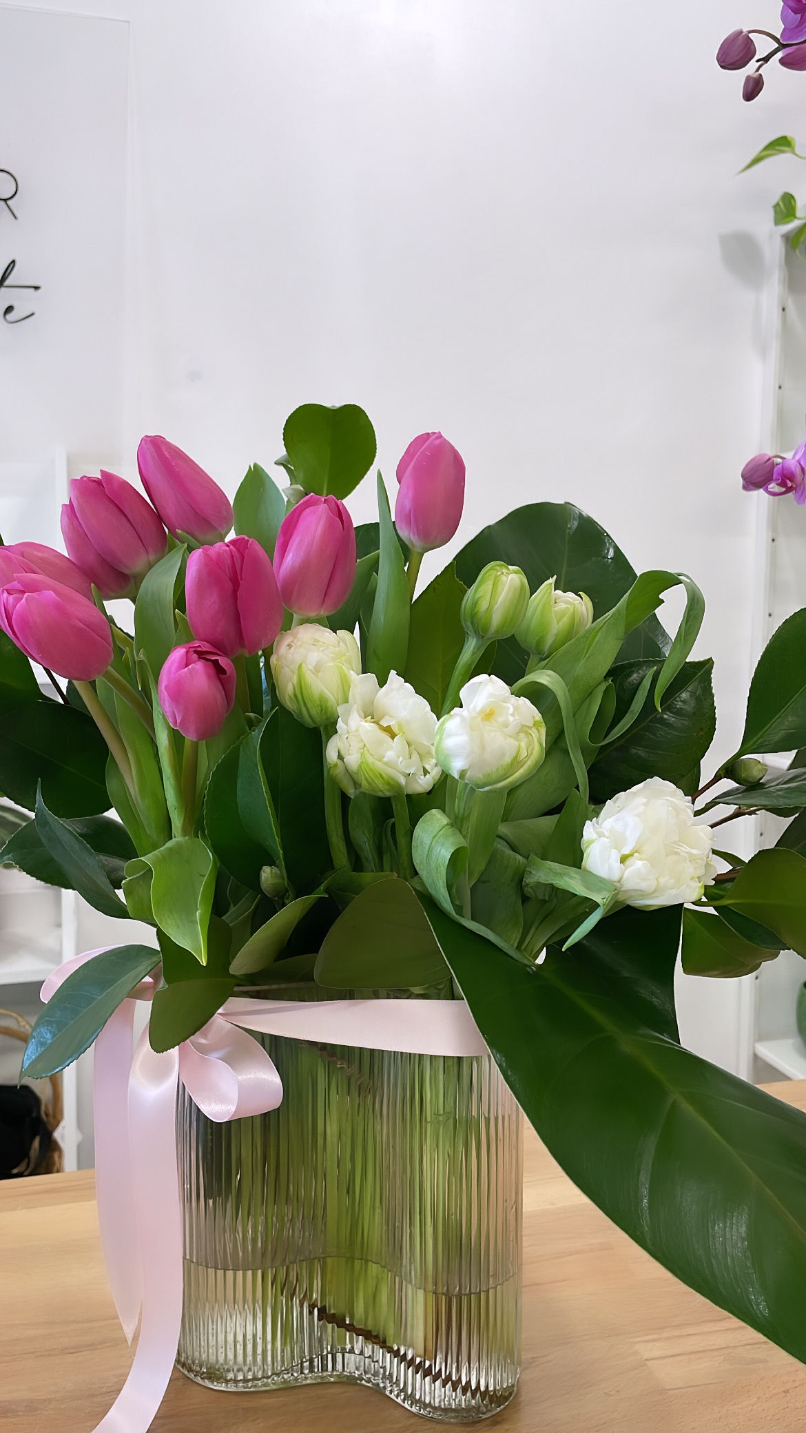 Tulips In A Vase