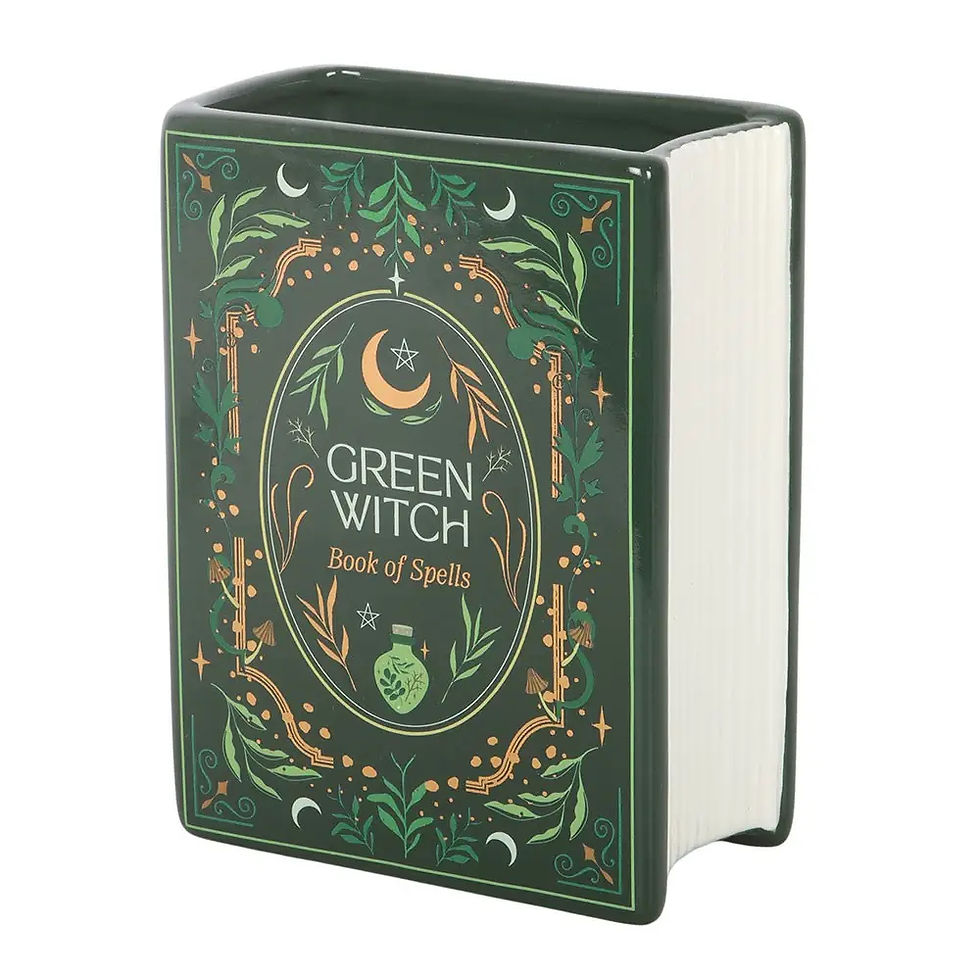 Thumbnail: Green Witch Book Vase 