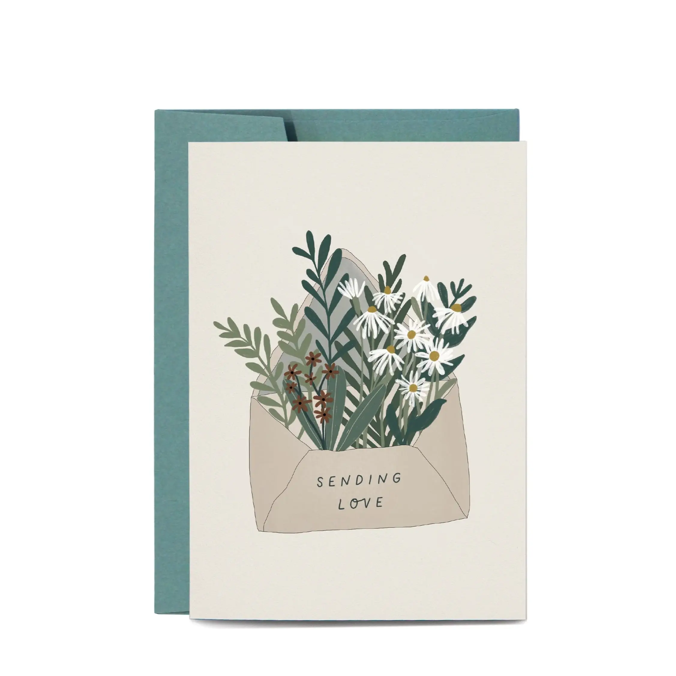 Sending Love Floral Envelope