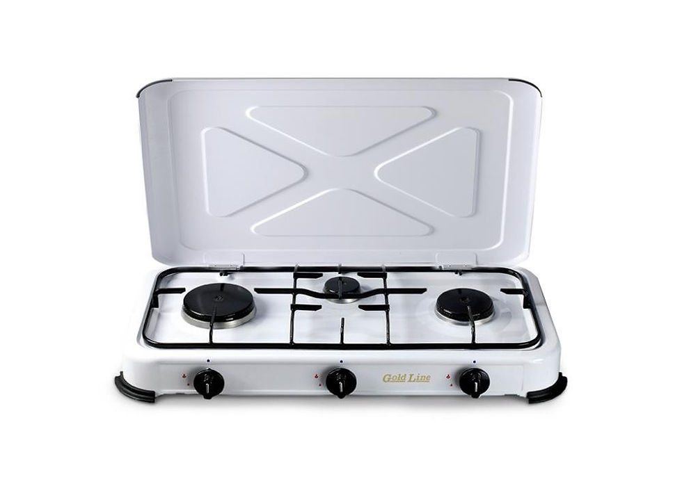 כירת גז 3 להבות על השיש| גולד ליין