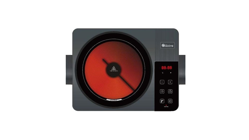 כירת בישול דיגיטלית קרמית יחיד| HEMILTON