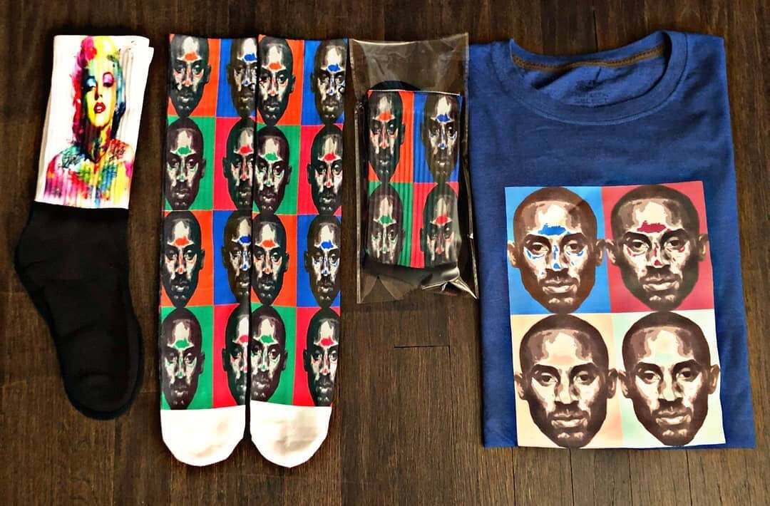 Kobe Bryant Custom Shirt & Socks
