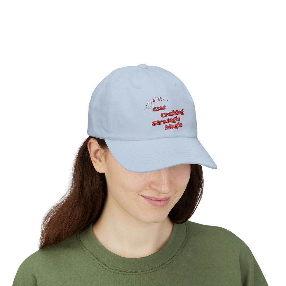 Thumbnail: CSM "Crafting Strategic Magic" Cap - Casual Style Hat for Everyday Wear