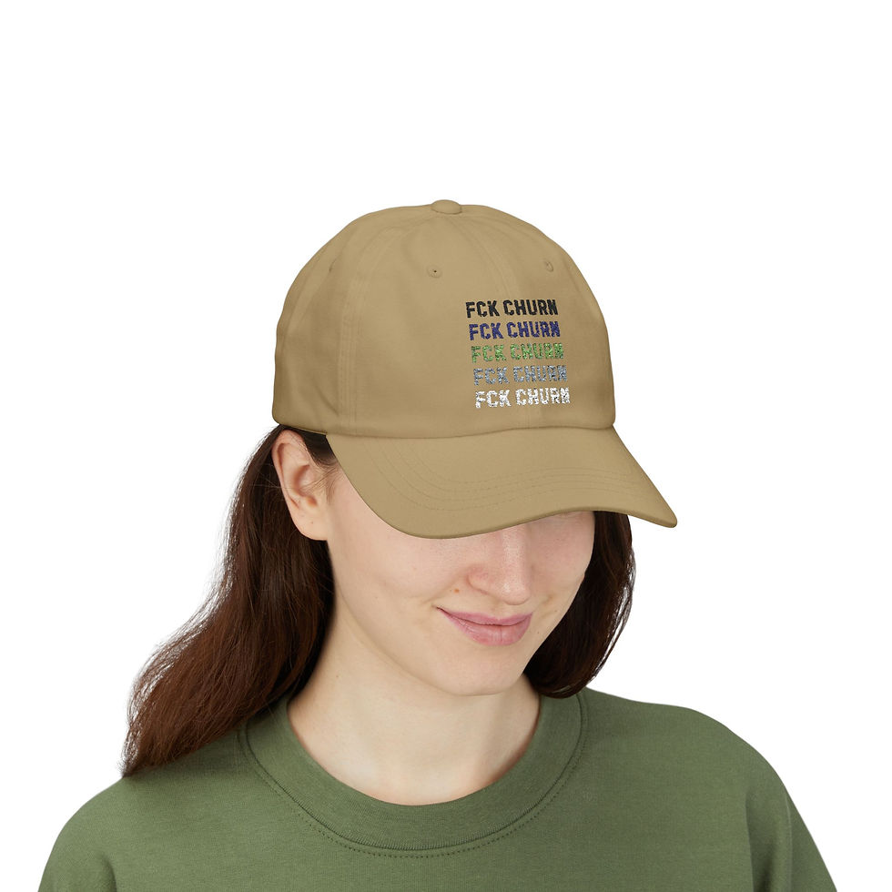Thumbnail: Trendy CSM Cap with FCK CHURN Design, Adjustable Hat
