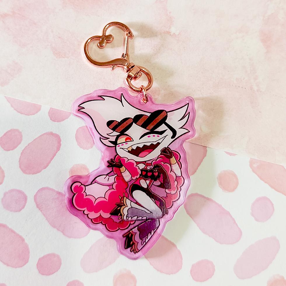 Miniatura: Chaveiros - Hazbin Hotel Valentine's Day