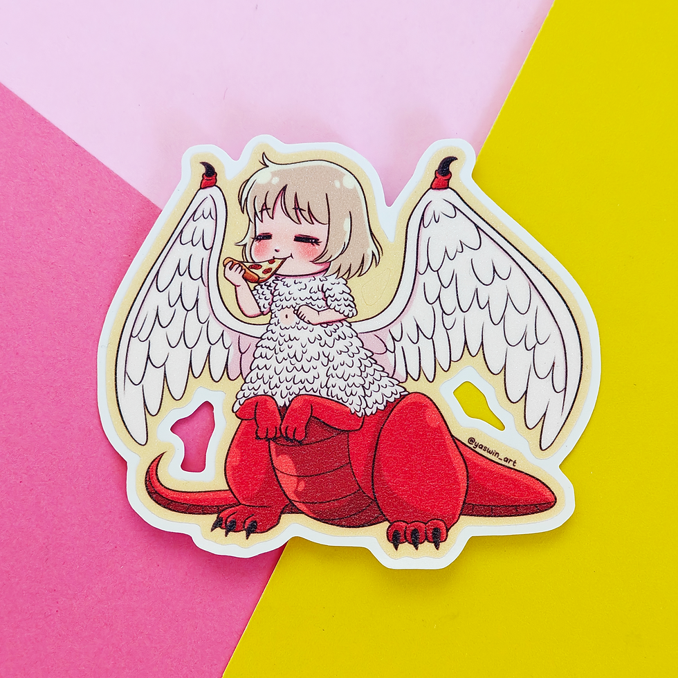 Adesivo Glitter - Fallin (Dungeon Meshi)