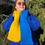 Thumbnail: Wool scarf Ukrainian color