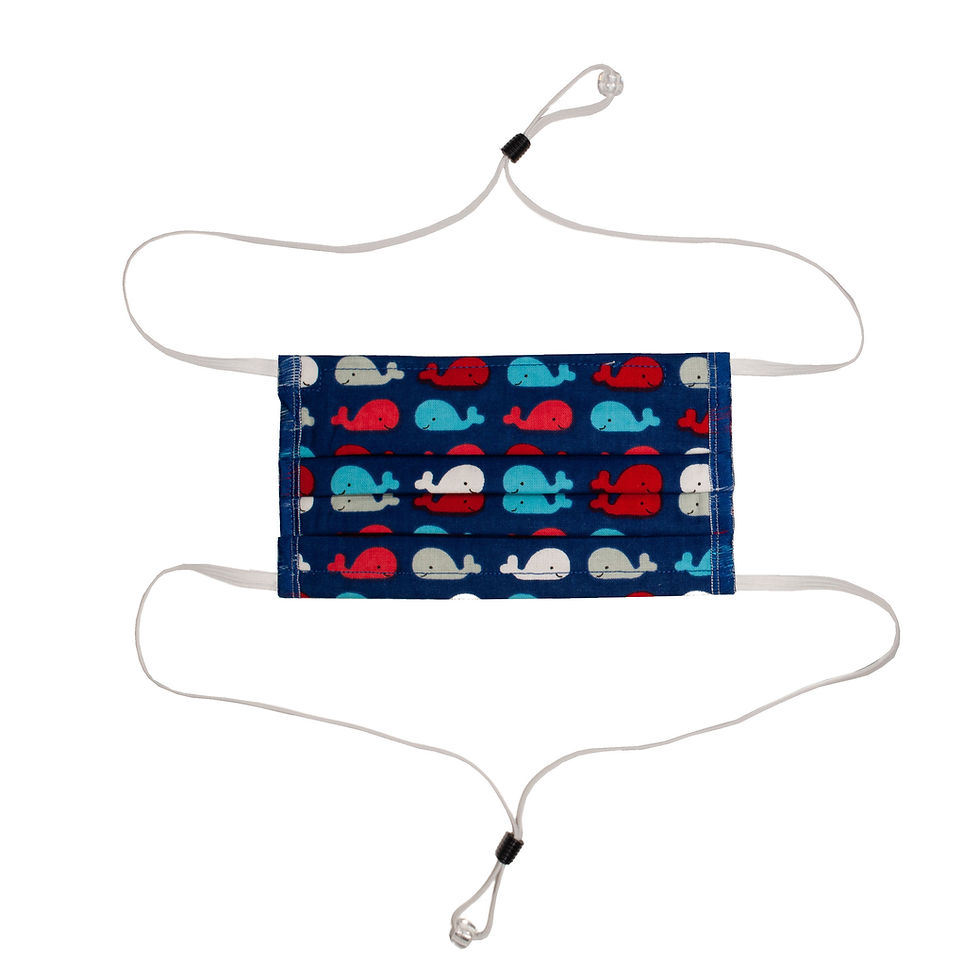 Thumbnail: Kid Mask Over Head - Whales