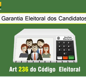 Lei Eleitoral determina que eleitor não pode ser preso (Art.236 do Código Eleitoral)
