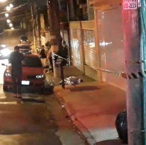 Morador em situação de rua assassinado agora em Santo André.