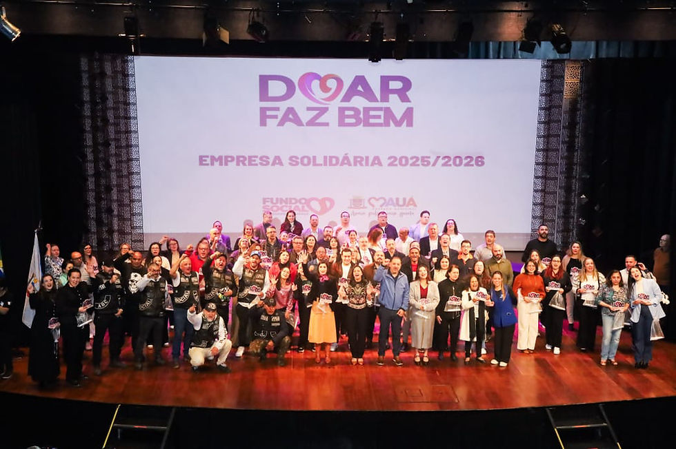 Mauá homenageia empresas que contribuíram com o Fundo Social de Solidariedade