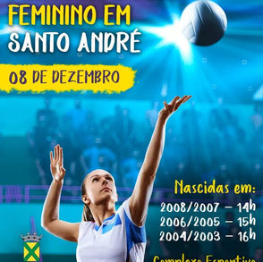 Peneira de vôlei feminino em Santo André.