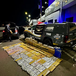 Quase 350 kg de drogas são apreendidos em veículo de passeio no interior de São Paulo