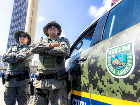 GCM Ambiental resgata serpente e lagarto-teiú em São Bernardo