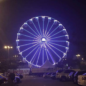  Chegou o momento tão esperado: a roda gigante inaugurou! 🎡