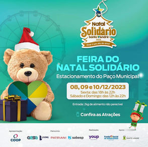 Paço Municipal de Santo André se transformará em um palco de celebração e solidariedade! 
