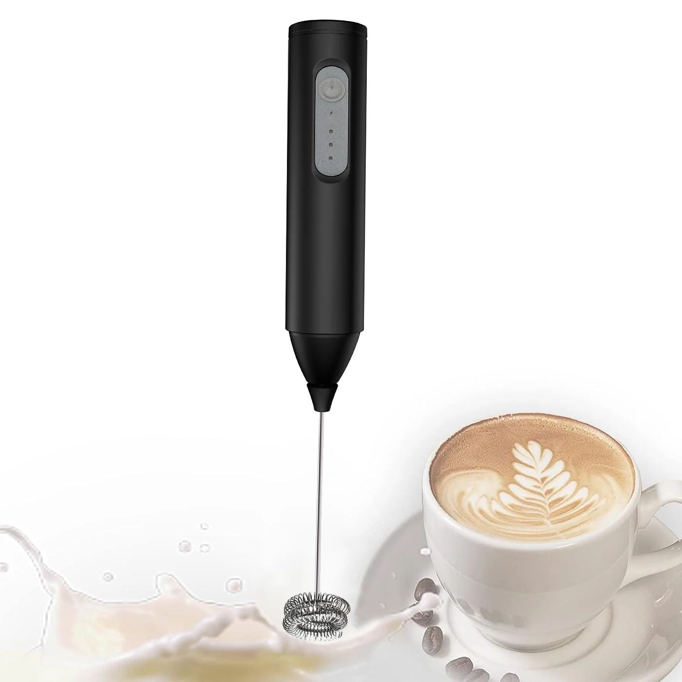 USB Rechargeable Handheld Milk Frother