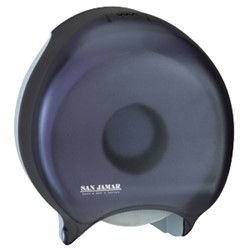 San Jamar® Single 9" JBT Classic Jumbo Jr Bathroom Tissue Dispenser - Black Pear