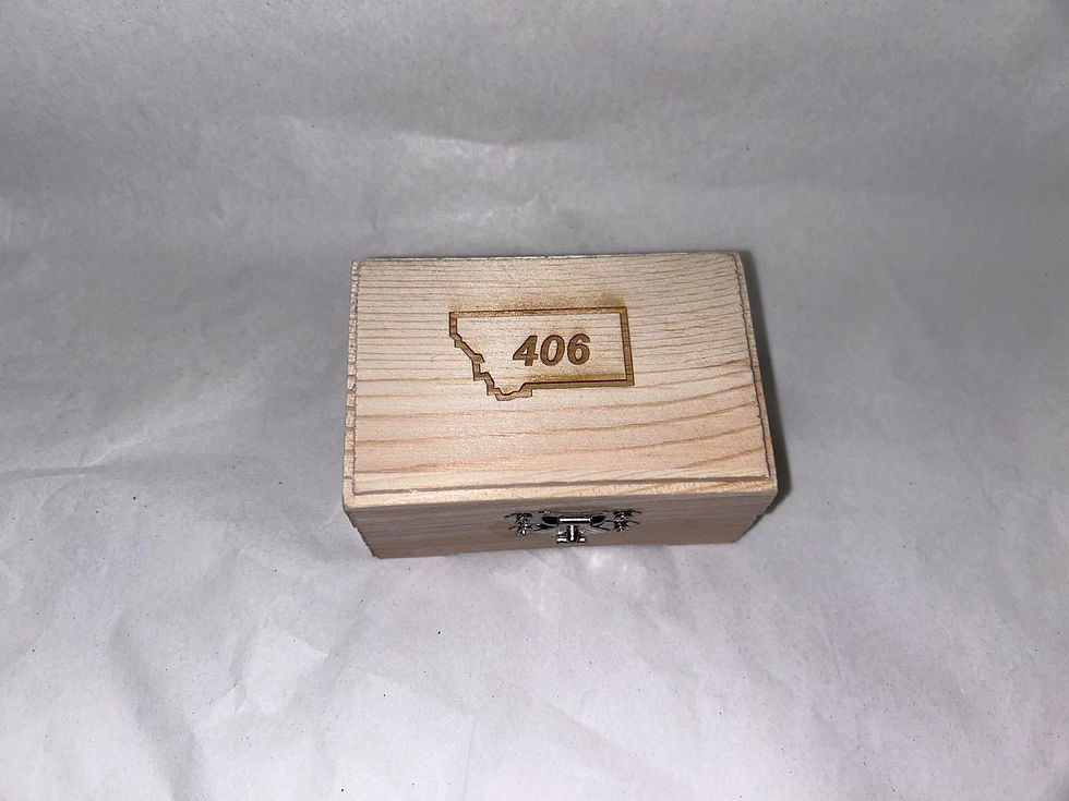 Thumbnail: Montana Pine Keepsake Box