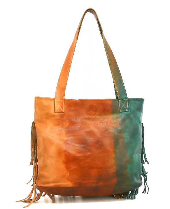Thumbnail: Bed Stu - Rimes Fringed Leather Handbag