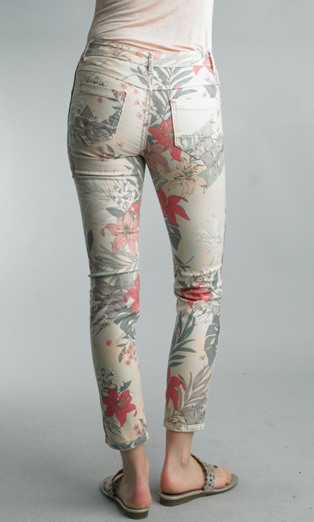 Thumbnail: Reversible Denim Print Pant