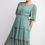 Thumbnail: Lurex Chiffon Tiered Woven Dress