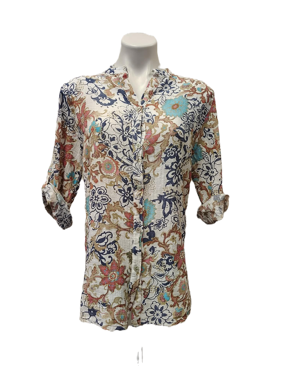 Thumbnail: Cotton Gauze Button Up Top