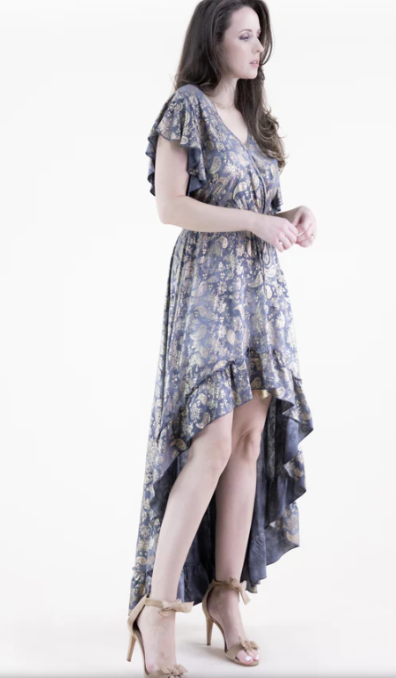 Thumbnail: Paisley Luster High Low Dress