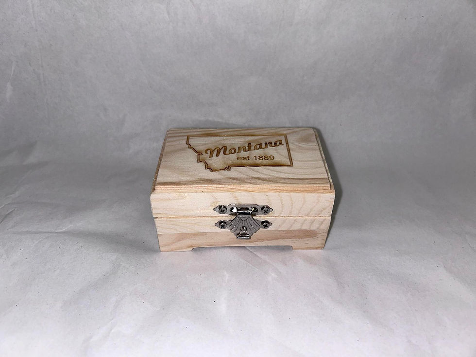 Thumbnail: Montana Pine Keepsake Box
