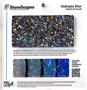 Midnight blue glass