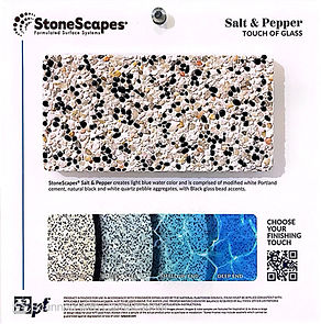 Salt and pepper glass