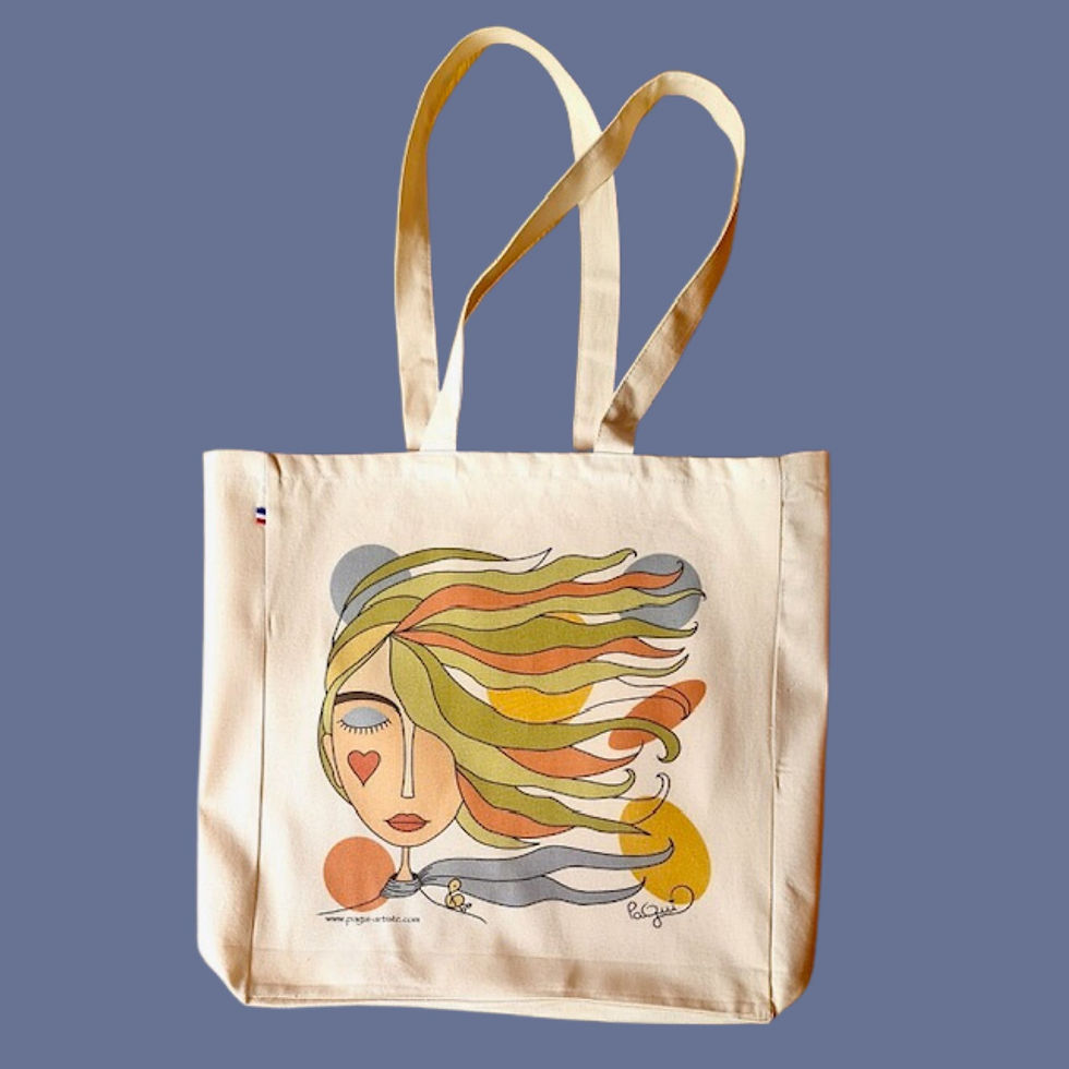 PaGui : Cabas en coton Miss Air (accessoire en édition limitée)