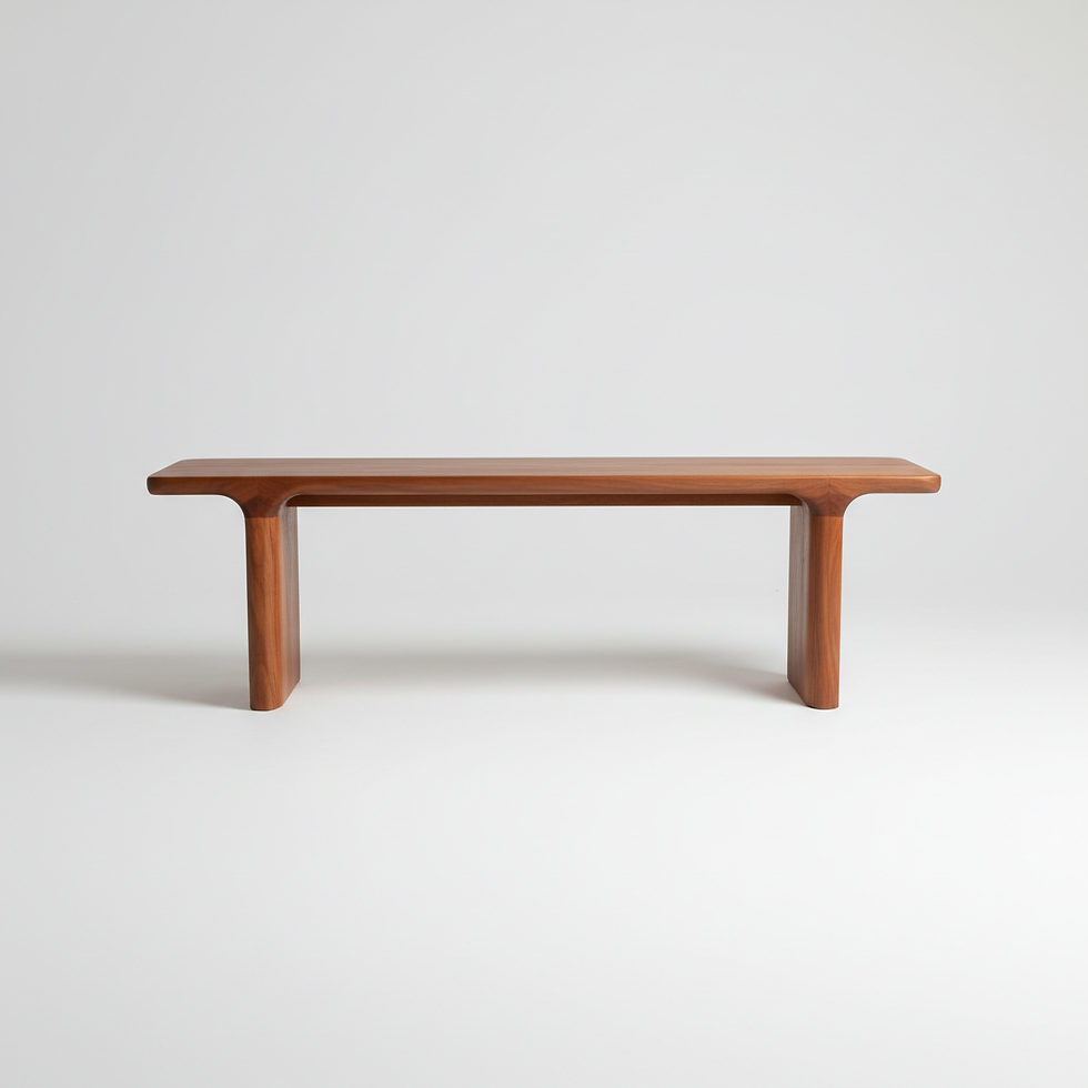 Handcrafted Wooden Bench