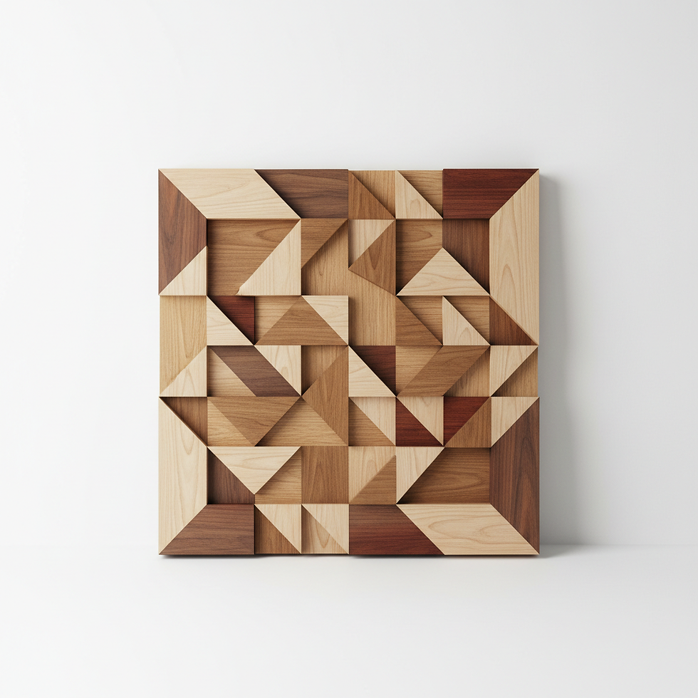 Wooden Geometric Art