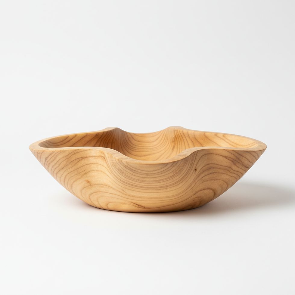 Carved Wood Bowl